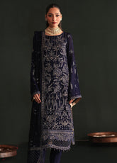 Nooresha By Emaan Adeel Embroidered Chiffon 3 Piece Unstitched Suit EA25N D-ZARIFA